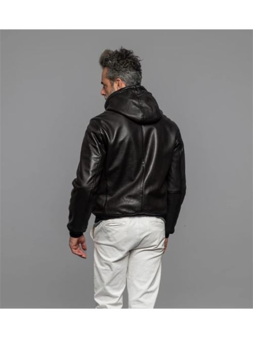 Reversible black and blue jacket THE JACK LEATHERS | JONAH REVERSIBLE.06